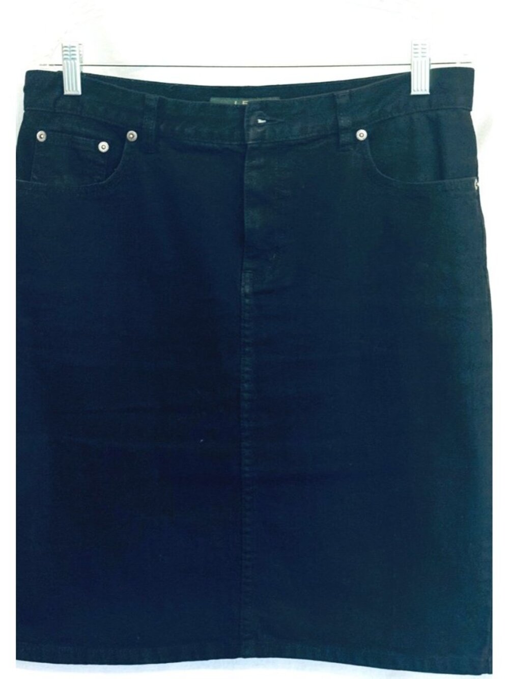 Ralph Lauren | Women's Lauren Jeans Co. Denim Skirt Black | Size 10